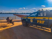 Motocicleta roubada é recuperada pela PRF em Humaitá/AM