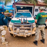 Operação integrada apreende cinco armas de fogo no interior do Amazonas