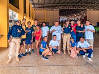 PRF-AM participa de evento de segurança pública em escola em Humaitá