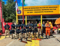 PRF realiza treinamento especializado com motosserras para atuação em rodovias