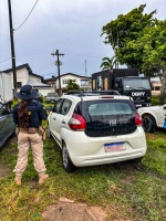 Veículo com placa adulterada é apreendido em Manaus/AM