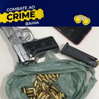 Após abordagem, PRF encontra pistola e munições escondidos em veículo de passeio na BR 101