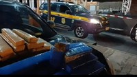 Em um intervalo de duas horas, PRF apreende um total de 68 kg de maconha nas cidades de Nova Itarana e Vitória da Conquista (BA)
