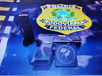 PRF apreende pistola 9mm e munições durante abordagem na BR 324