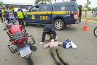 PRF participa de simulado de acidente de trânsito na cidade de  Vitória da Conquista (BA)