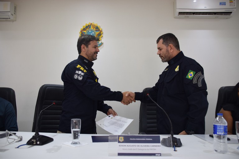 Seabra/BA: PRF realiza cerimônia de transferência de posse do novo chefe da 6ª Delegacia na Bahia