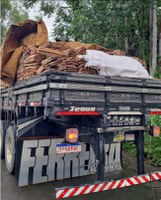 PRF flagra crime ambiental e apreende caminhão transportando carga de madeira sem documentação válida em Itabuna (BA)