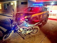 PRF recupera motocicleta roubada em Ibotirama (BA)