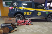 Tráfico de drogas:  PRF localiza cerca de 57kg de maconha em bagagens