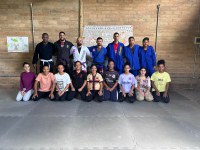 PRF Visita projeto social de Jiu-Jitsu em Palmeiras (BA)