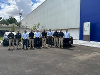 Em Camaçari (BA), PRF recebe viaturas doadas pela empresa Goldwind