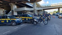 PRF intensifica Operação Rodovida com apoio do Grupo de Motociclismo em Simões Filho (BA)