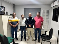 PRF realiza visita institucional à Prefeitura de Simões Filho