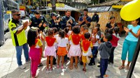 PRF realiza comando educativo em Cruz das Almas como parte da campanha Maio Amarelo