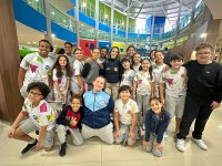 PRF bate-papo sobre trânsito com alunos de escola em Feira de Santana (BA)