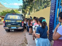 PRF leva educação para o trânsito ao Vale do Capão e alcança 250 crianças e adolescentes