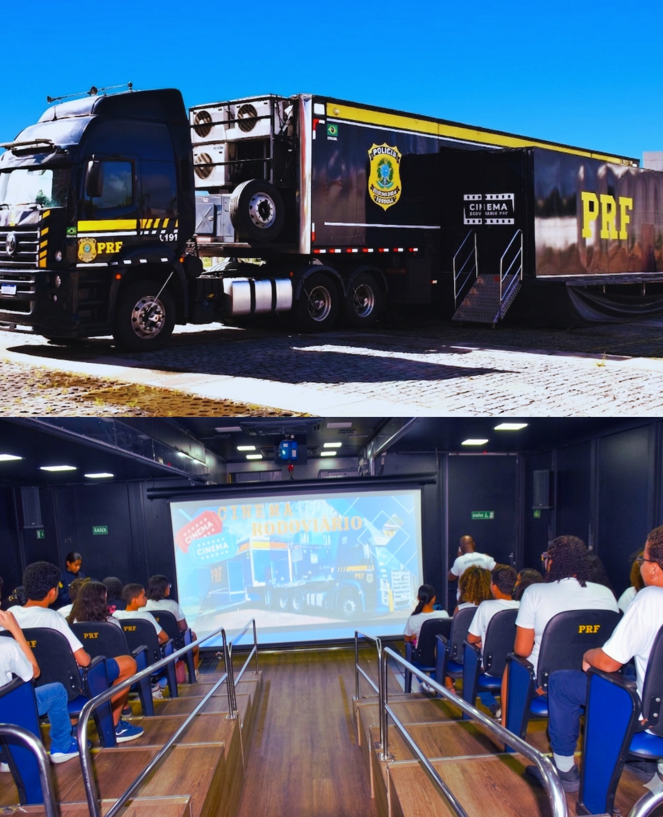 CARRETA CINEMA RODOVIÁRIO PRF