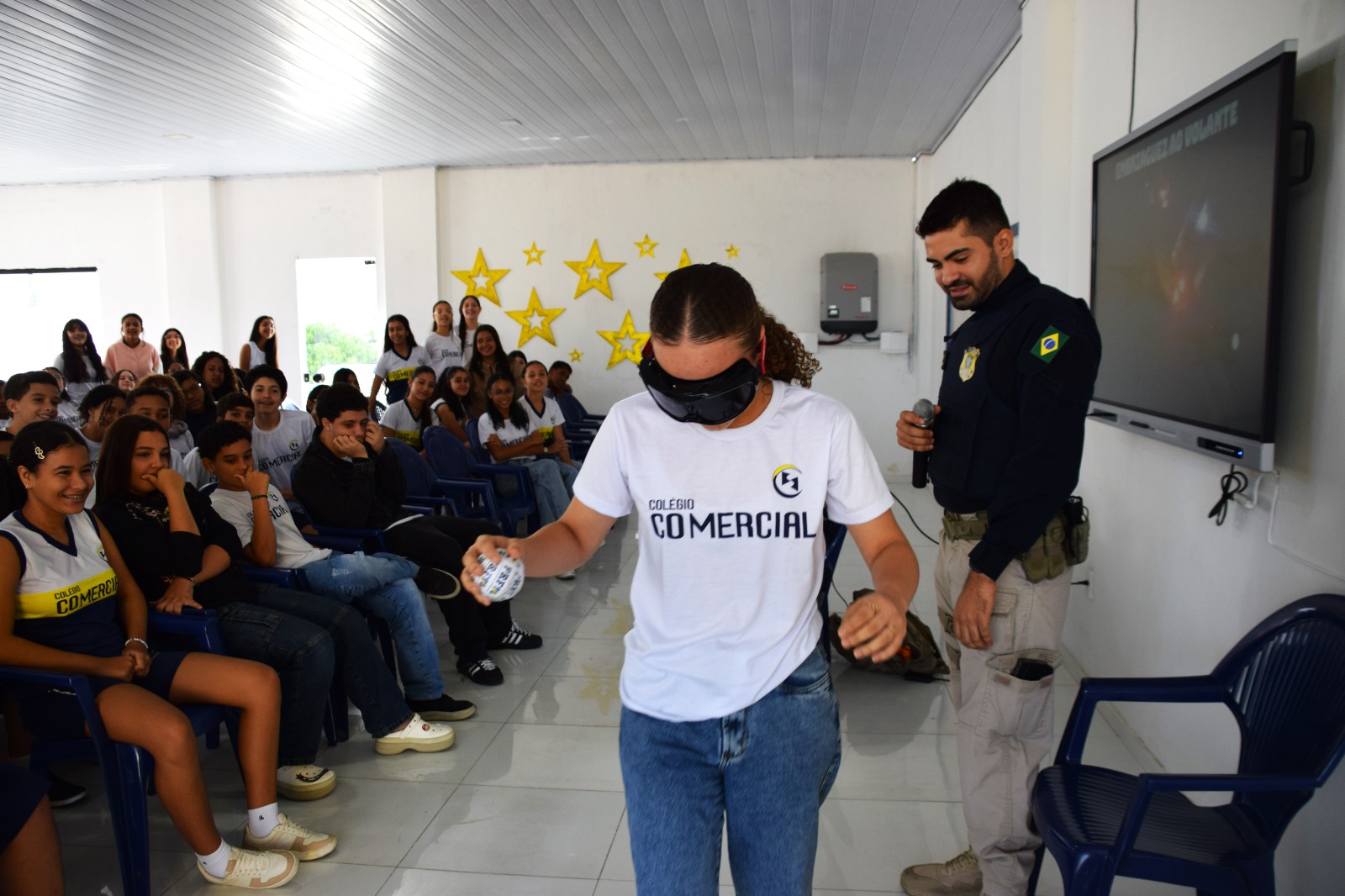 PALESTRA COLÉGIO COMERCIAL - SIMULADOR EMBRIAGUEZ