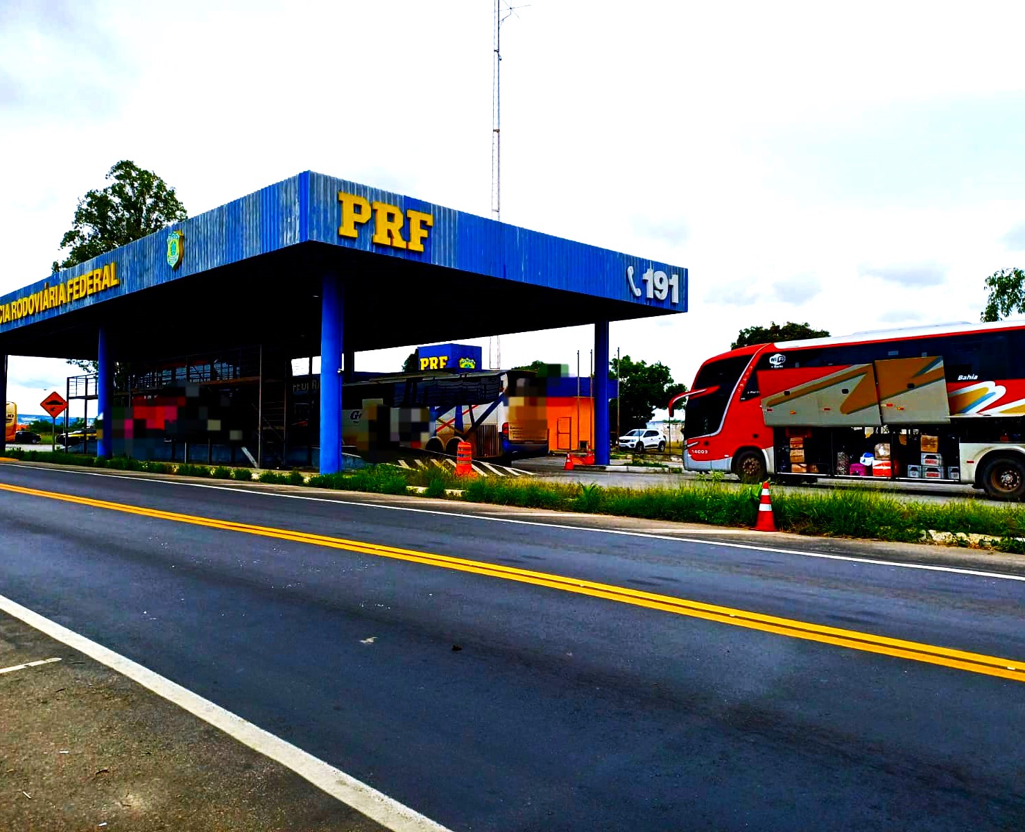 FISCALIZAÇÃO ÔNIBUS BR 116 - VITÓRIA DA CONQUISTA