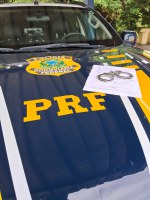 Foragido por homicídio é preso pela PRF após apresentar documentos falsos na BR-110, em Antas (BA)