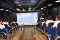 Mais de 2.500 pessoas foram impactadas durante passagem da Carreta do Cinema Rodoviário na Bahia