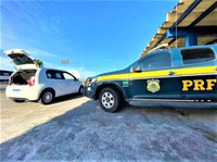 Com ajuda de QR CODE, PRF prende motorista transitando na BR 116 com carro clonado