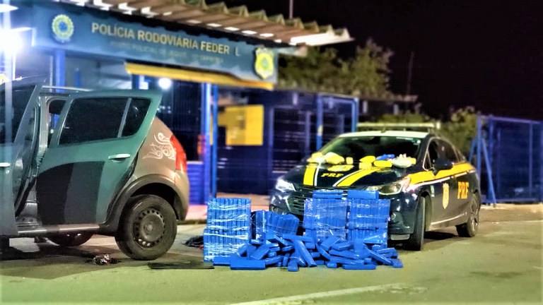 PRF apreende maconha e haxixe na BR 116 em Jequié (BA)