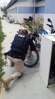 Motocicleta adulterada é recuperada pela PRF em Capim Grosso(BA)