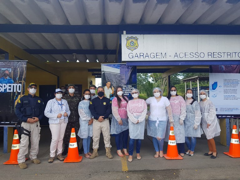 Em Itabuna (BA), PRF participa de ações voltadas a saúde dos profissionais do volante