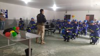 PRF realiza palestra sobre educação para o trânsito