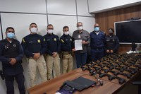 PRF/BA realiza doação de armas e munições para a Guarda Municipal de Jequié/BA
