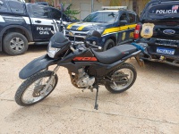 PRF apreende motocicleta com sinais de adulteração durante patrulhamento na BR-407