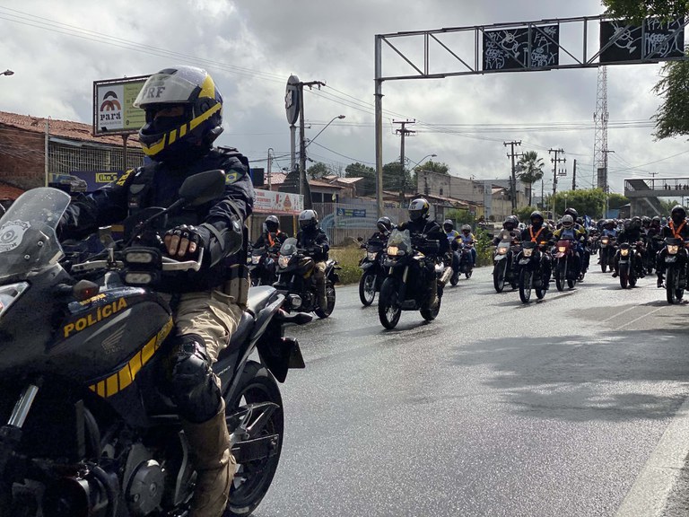 Operação Motorromaria promove segurança de romeiros que peregrinam a Canindé