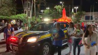 PRF presta apoio a procissão religiosa em Ubajara (CE)