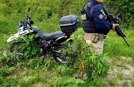 IMAGEM - Durante o final de semana, PRF no Ceará apreende três motocicletas roubadas
