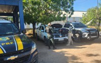 Ação integrada PRF e PM: Equipes identificam veículo clonado em Pereiro (CE)