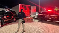 CONTRABANDO: Ação integrada entre PRF, PCCE e PF apreende carga de cigarro paraguaio, em Juazeiro do Norte (CE)