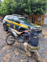 PRF, em Morrinhos (CE), recupera motocicleta roubada há 10 anos