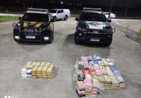 Ação conjunta: 283 Kg de skunk e cocaína interceptados pela PRF e Receita Federal, em Fortaleza