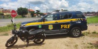 PRF efetua prisão de indivíduo pelo crime de receptação, durante abordagem na BR 020, em Boa Viagem (CE)