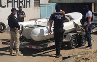 AÇÃO CONJUNTA: Em Penaforte (CE), PRF e PCCE apreendem mais de 300 quilos de maconha escondidos na carenagem de um barco