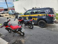 Na BR 222, PRF recupera motocicleta furtada há quase cinco anos