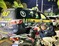 Em Itaitinga, PRF detecta e apreende moto adulterada