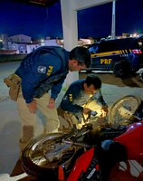 PRF recupera motocicleta adulterada em abordagem na BR-222