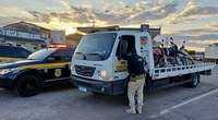 PRF recupera cinco motocicletas adulteradas na BR-222 em Frecheirinha/CE