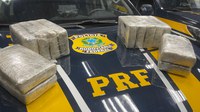PRF prende mulher com 13 quilos de maconha em ônibus interestadual no Ceará