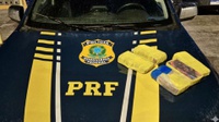 PRF prende mulher com quase 5 kg de cocaína em ônibus na BR-116, em Itaitinga/CE
