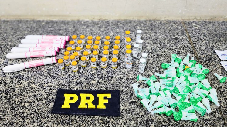 PRF apreende canetas e medicamentos emagrecedores no Ceará