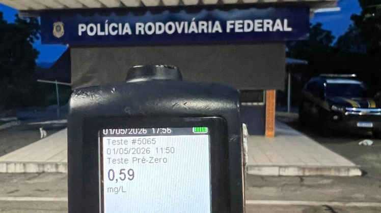 Flagrante de embriaguez ao volante - PRF
