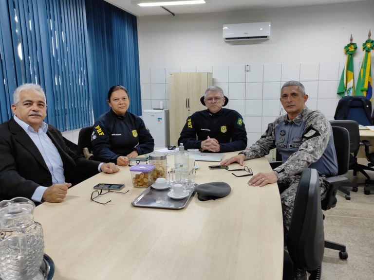 IMAGEM - PRF no Ceará recebe visita institucional do Diretor da Força Nacional